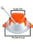 5W 3 Renkli(Beyaz,Günışığı,Amber)Siyah Krom Kasa Led Spot Lamba-20 ADETTİR 5