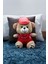 Adm Store Peluş Ayıcık Peluş Büyük Boy 38 cm Hugs Baby Kırmızı Elbiseli Peluş Ayıcık Peluş Büyük Boy 38 cm 1