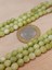 Peridot (Zebercet) Taşı Açık Renk Yeşil-Beyaz Faset Kesim Dizi 6mm (45950) 3