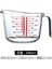 1000ML Tarzı 250ML 500ML L Temperli Şeffaf Cam Ölçme Fincan Dereceli Ölçme Fincan Dereceli Fincan Su Bardağı Mutfak Pişirme (Yurt Dışından) 1