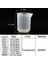 1 Adet 500ML Tarzı Şeffaf Plastik Dereceli Ölçme Fincan Mutfak ve Bar Malzemeleri Pişirme Kabı Sıvı Sapsız Ölçme Fincan (Yurt Dışından) 4
