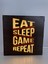 Eat Sleep Game Repeat - Işıklı Dekor 2