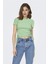 Onlwendy S/s Ruchıng Top Jrs 15284982 Yeşil 1