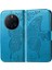 Huawei Mate 50 Pro Kelebek Kanatları Narin Çiçekler Flip Darbeye Deri ile Uyumlu Telefon Kılıfı (Yurt Dışından) 3