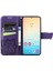 Samsung Galaxy S24 Plus Kelebek Kanatları Narin Çiçekler Flip Darbeye Deri ile Uyumlu Telefon Kılıfı (Yurt Dışından) 4