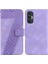 Tecno Pova 3 Flip Folio Için Pu Deri Kabartmalı Desen Telefon Kılıfı (Yurt Dışından) 1