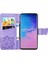 Samsung Galaxy S20 Ultra Kelebek Kanatları Narin Çiçekler Flip Darbeye Deri ile Uyumlu Telefon Kılıfı (Yurt Dışından) 2