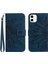 Kart Yuvaları ile iphone 11 Için Tutucu Flip Cüzdan Kısa Pu Telefon Kılıfı (Yurt Dışından) 1