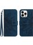 Iphone 14 Için Pro Max Kısa Kayış Lüks Pu Deri Kart Yuvaları ile Telefon Kılıfı (Yurt Dışından) 1
