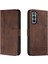 Samsung Galaxy S21 Için Pu Deri Manyetik Kapatma Flip Folio Telefon Kılıfı (Yurt Dışından) 1