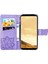 Samsung Galaxy S8 Kelebek Kanatları Narin Çiçekler Flip Darbeye Deri ile Uyumlu Telefon Kılıfı (Yurt Dışından) 3