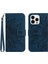 Iphone 13 Için Pro Lüks Pu Deri Kısa Kayış Kart Yuvaları ile Flip Telefon Kılıfı (Yurt Dışından) 1