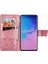 Samsung Galaxy S20 Ultra Kelebek Kanatları Narin Çiçekler Flip Darbeye Deri ile Uyumlu Telefon Kılıfı (Yurt Dışından) 2