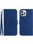 Iphone 12/12 Pro Için Kısa Kayış Flip Cüzdan ile Kabartmalı Telefon Kılıfı (Yurt Dışından) 1