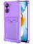 Xiaomi Redmi 13C Card Slot Shock Kılıf Lila 1