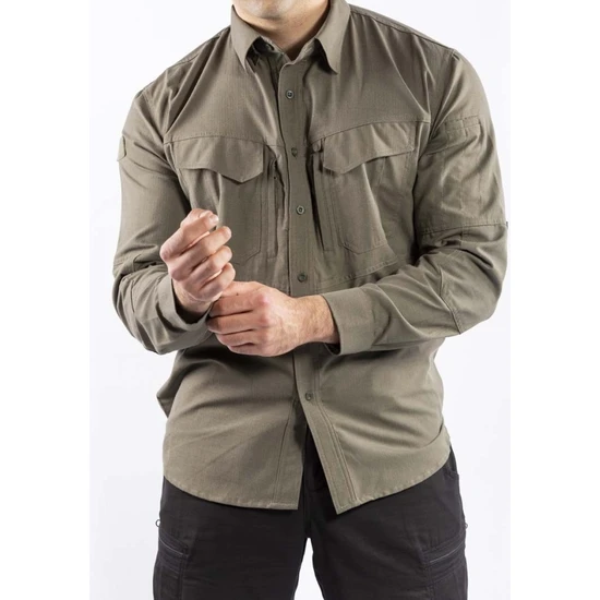 VAV Wear Outdoor Taktik Pamuklu Erkek Gömlek TACTEC01