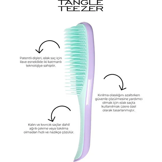 Tangle Teezer Wet Detangler Lilac Mint - Saç Fırçası