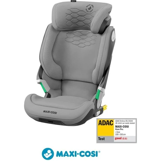 Maxi-Cosi Kore Pro Adac'lı Isofixli I-Size 15-36 kg Çocuk Oto Koltuğu Authentic Grey