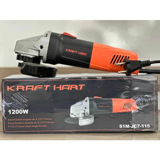 Kraft Hart Profesyonel 1200W 115 mm Avuç Içi Taşlama Spiral Makinesi
