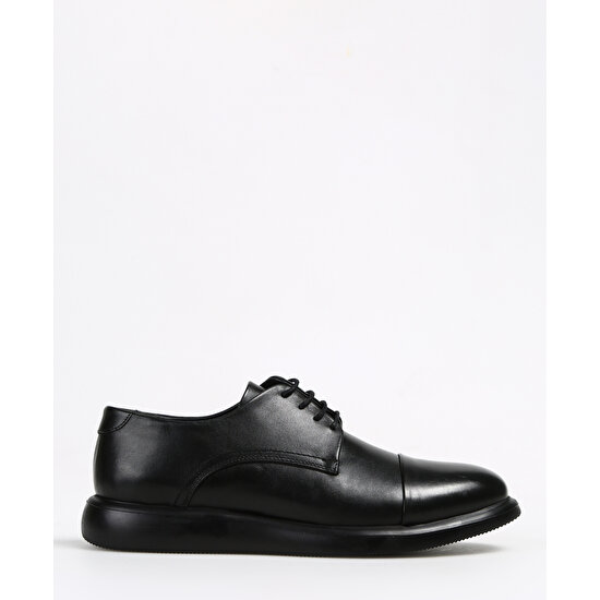 Fabrika Comfort Siyah Erkek Klasik Ayakkabı Holmes-New