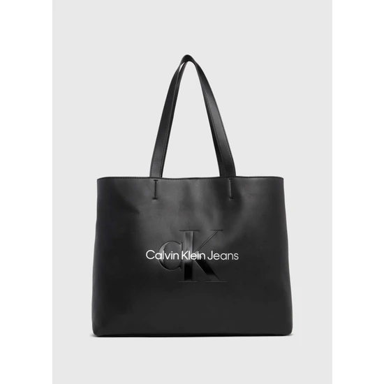 Calvin Klein Siyah Kadın 2,38X2,38X2,38 cm Omuz Çantası K60K6108250GL