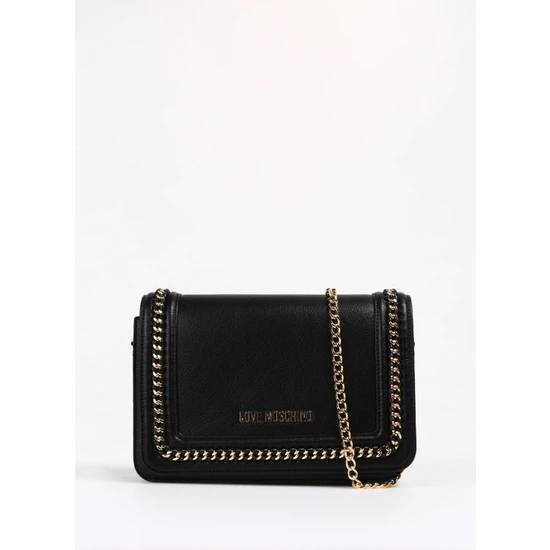 Love Moschino Siyah Kadın 25X16X7 cm Çapraz Çanta JC4029PP1HLN0000