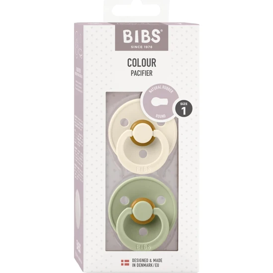 Bibs Colour Ikili Emzik - Sage /  Ivory
