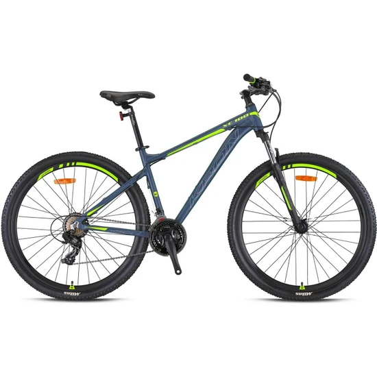 Kron Xc 100 - 27.5 Mtb - 18' - 21 Vites - V.b. - Mat Gri-Gri/neon Sarı