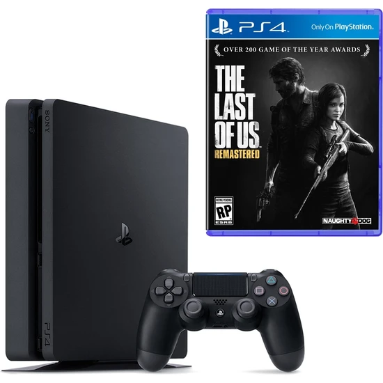 Sony Playstation 4 Slim 500 GB + Ps4 The Last Of Us Remastered