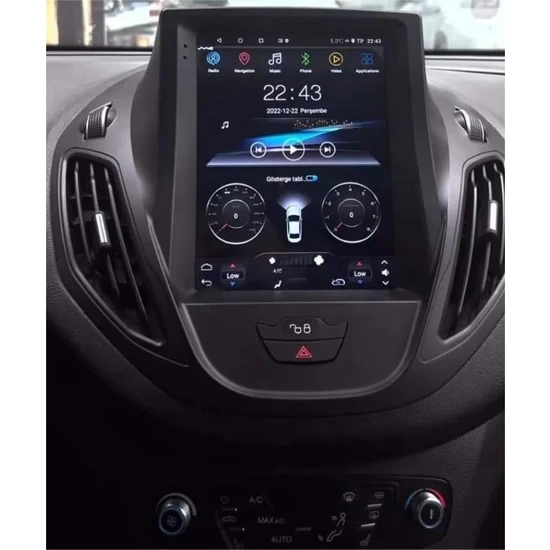 Conio Ford Courier/Tourneo Android Navigasyon Multimedya 9.7 Inch Tesla Ekran 2 GB Ram 32 GB Rom