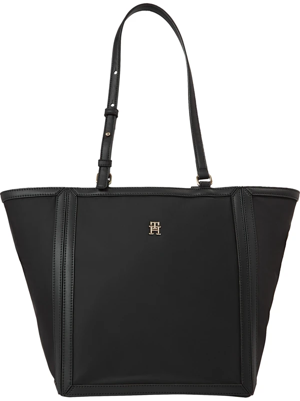 Tommy Hilfiger Siyah Kadın 26X30X22 cm Tote Çanta AW0AW15717BDS