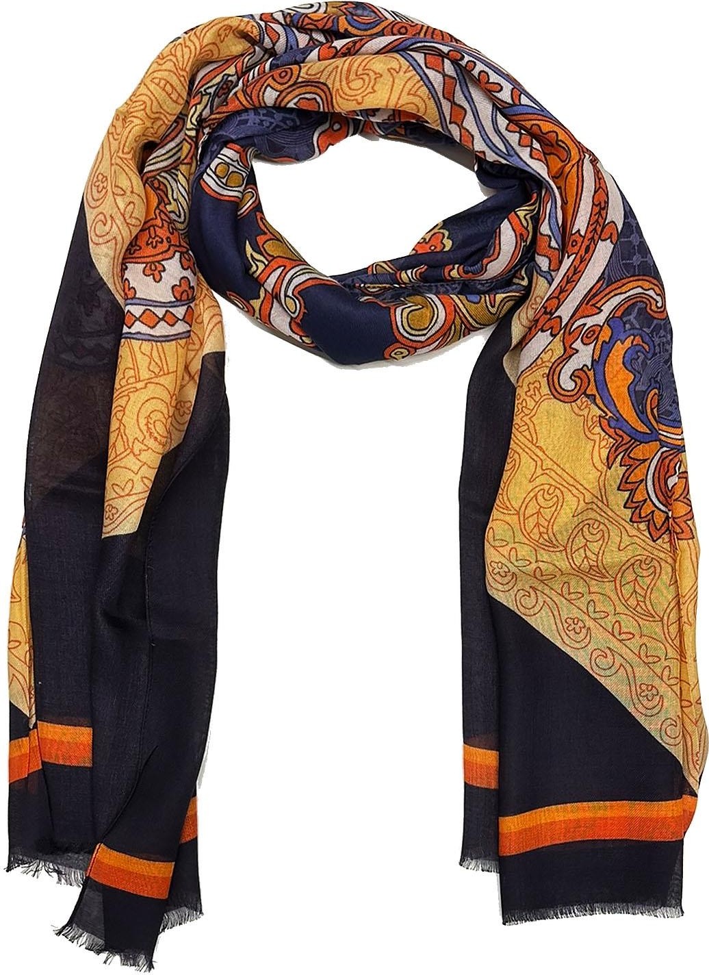 Kravatkolik Horatio Style Çok Renkli Italyan Modal Kaşkol MDL48 görsel 3