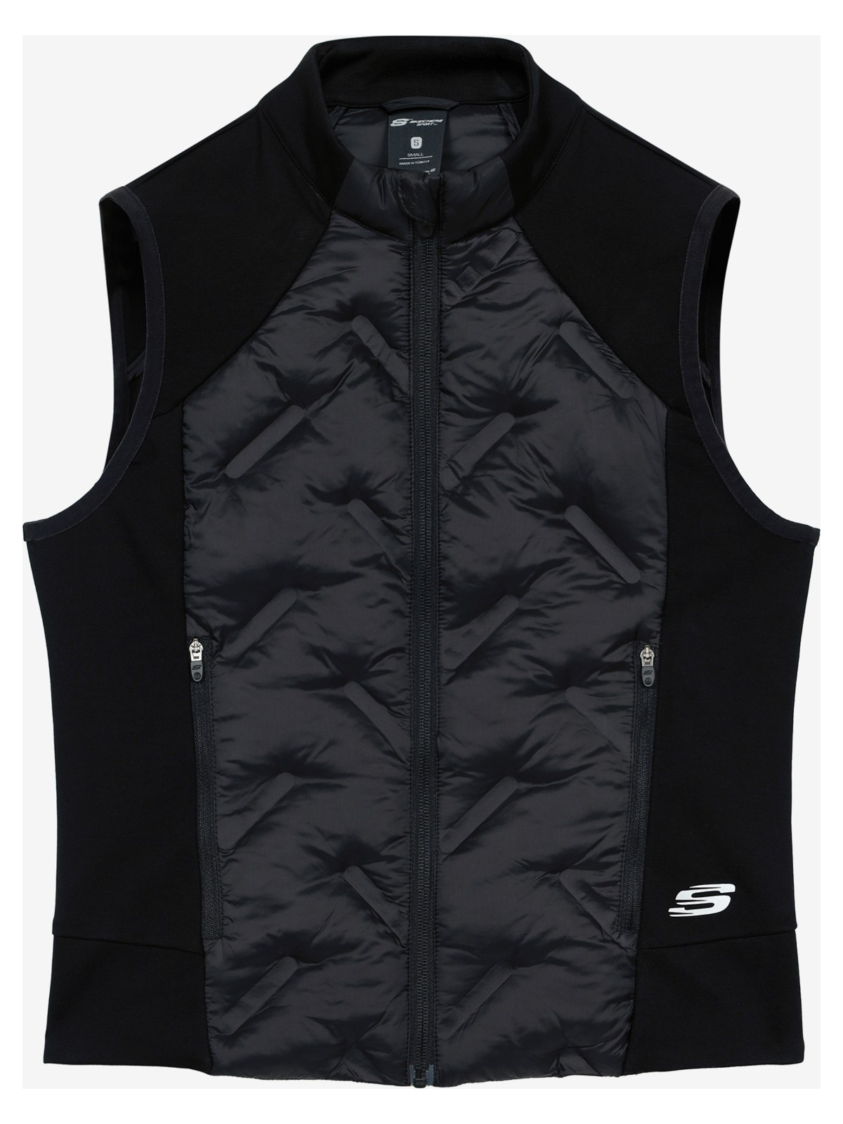 Skechers Outerwear W Padded Lightweight Vest Kadın Siyah Yelek S241153-001