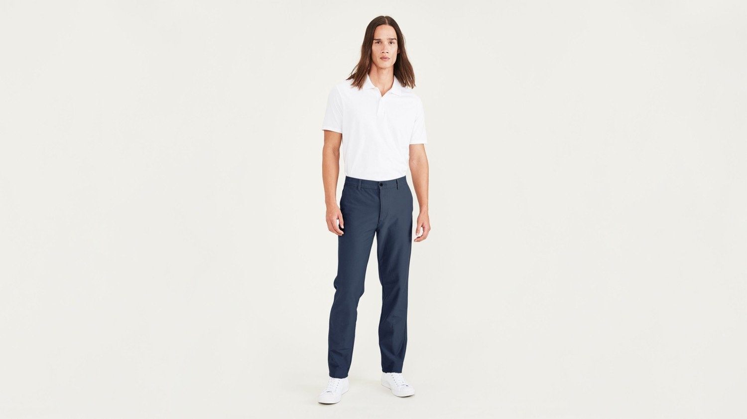Dockers Smart 360 Comfort Knit Lacivert Slim Fit Chino Pantolon