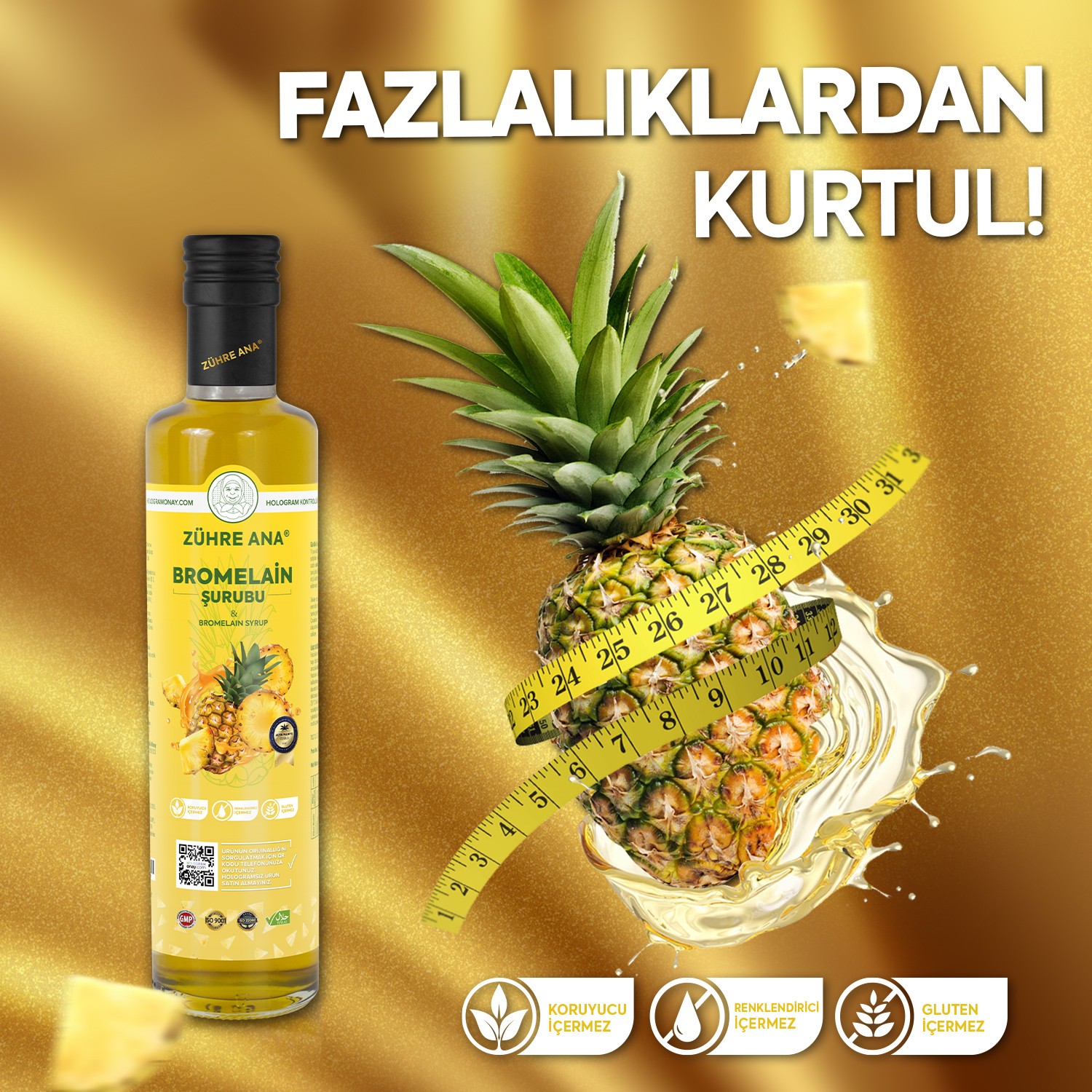 Zühre Ana Bromelain Ananas Içeren Detox Şurubu Fiyatı