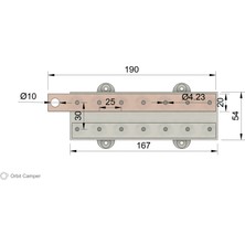 Orbit Camper Pozitif Terminal/bara