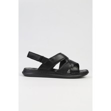 Pierre Cardin PC-5116-3892 Siyah-Erkek Sandalet
