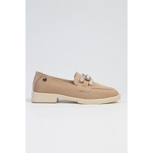 Pierre Cardin PC-53150 - 3441 Bej Nubuk-Kadın Günlük Ayakkabı