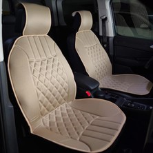 Space Oto Koltuk Minderi, Togg Araçlara Uyumlu 2'li Set Özel Tasarım Minder Premium