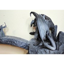 Turansoy Craft Balrog ve Gandalf Savaşıyor Figür 20 cm Yüzüklerin Efendisi Lotr (Büyük Boy)