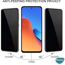 Microsonic Xiaomi Redmi Note 13 Pro 5g Privacy 5d Gizlilik Filtreli Cam Ekran Koruyucu Siyah