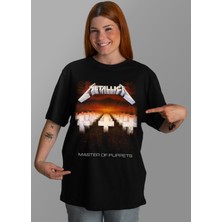 Bu Tshirt 'metallıca - Master Of Puppets ' Temalı Oversize Unisex Tişört..