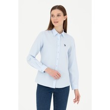 U.S. Polo Assn. Kadın Açık Mavi Gömlek Basic 50288851-VR003
