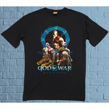 Bu Tshirt 'god Of War - Ragnarok' Temalı Street Wear Oversize Unisex Tişört..