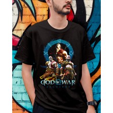 Bu Tshirt 'god Of War - Ragnarok' Temalı Street Wear Oversize Unisex Tişört..