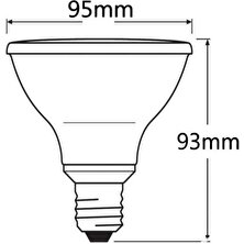 Ledvance PAR30 10W LED Spot Ampul Dimlenir 2700K Sarı Işık