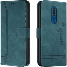 Manyi Mall Nokia C3 Flip Folio Cüzdan Için Telefon Kılıfı Pu Deri Kart Yuvaları Kapak El (Yurt Dışından)