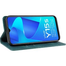 Manyi Mall Vivo Y15A 4G/Y15S 4g Pu Deri Folio Cüzdan Manyetik Koruyucu Kılıf (Yurt Dışından)