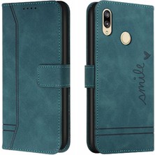 Manyi Mall Huawei Y9 2019 Için Telefon KILIFI/Y8S Flip Folio Cüzdan Kart Yuvaları Kapak El (Yurt Dışından)