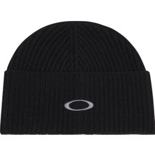 Oakley Ellipse Ribbed Beanie Erkek Siyah Bere